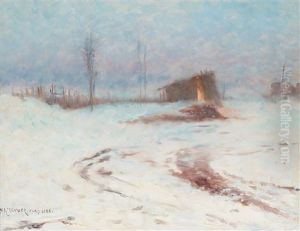 Utanfor Barriaren, Motiv Fran Paris (outside The Barrier, Scene From Paris) by Nils Kreuger