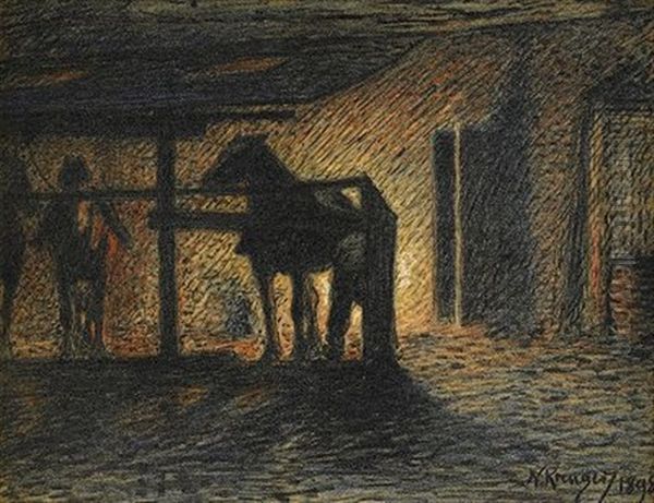 Ett Hovslageri - Motiv Fran Sodermalm, Stockholm - view 1