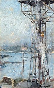 Katarinahissen, Stockholm by Nils Kreuger