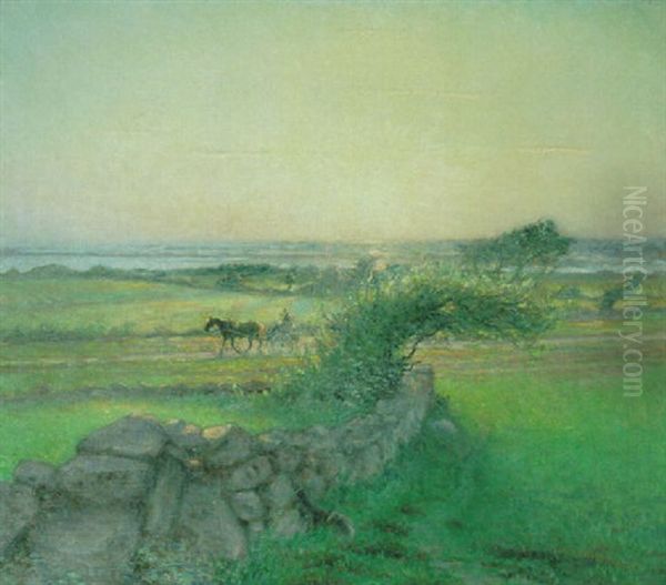 Olandskt Landskap Med Hastekipage - view 1