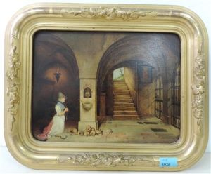 Betende Im Beinhaus by Johann Friedrich Karl Kreul