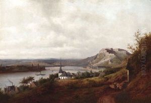 Blick Von Pfaffendorf Auf Koblenz Und Ehrenbreitstein by Felix Kreutzer