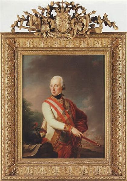 Portrait Of The Archduke Charles Of Austria, Wearing The Insignia Of The Order Of The Golden Fleece And The Star And Sash Of The Order Of Maria Theresa - view 1