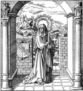 Die Heilige Aldegundis by Leonhardt Beck