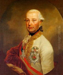 Kaiser Leopold Ii. Portrat In Feldmarschallsuniform Dekoriert Mit Dem Orden Vom Goldenen Vlies Kaiser Leopold Ii. Portrat In Feldmarschallsuniform Dekoriert Mit Dem Orden Vom Goldenen Vlies