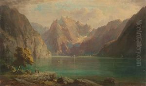 Am Hechtsee Mit Blick Auf Das Kaisergebirge by Franz Kreuzer