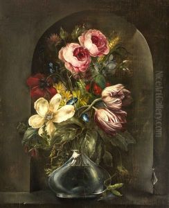Blumen-stillleben by Vinzenz Kreuzer