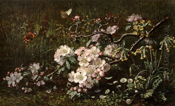 Fleurs Et Papillons Du Printemps - view 1