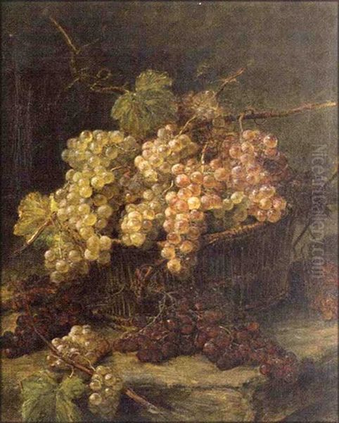 Nature Morte Aux Raisins Dans Un Panier - view 1