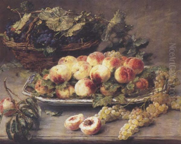 Nature Morte Aux Raisins Et Peches - view 1