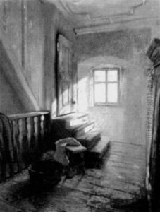 Interieur by Julius von Kreyfelt