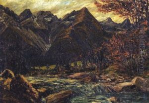 Herbstliche Berglandschaft