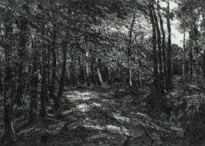Herbstwald by Hugo (Emil Albert Hugo) Kreyssig