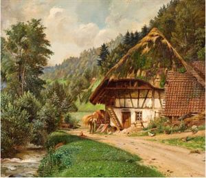 Schwarzwaldhaus by Carl Kricheldorf