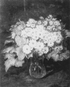 Blumenstilleben by Hermann Gottlieb Kricheldorf