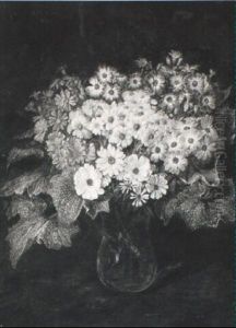Blumenstilleben by Hermann Gottlieb Kricheldorf