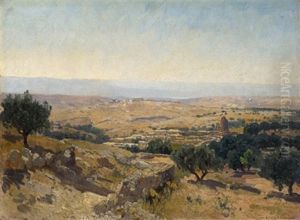Jerusalem Landscape by Josef Krieger
