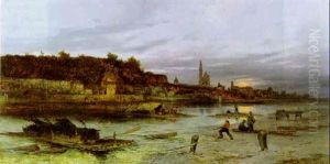 Salzburg, Blick Auf Mulln by Josef Krieger