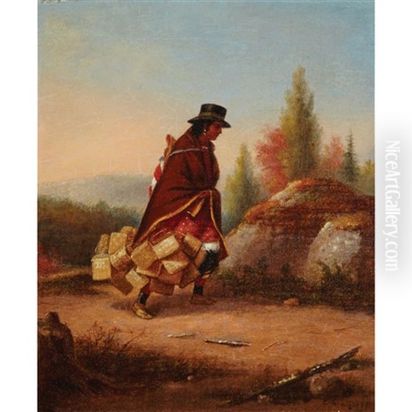 The Indian Basket Seller - view 1
