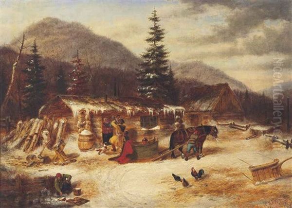 A Habitant Returning From Market - view 1