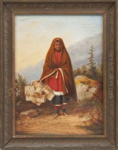 Native American Basket Seller