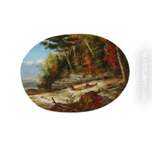 Shooting The Rapids by Cornelius David Krieghoff