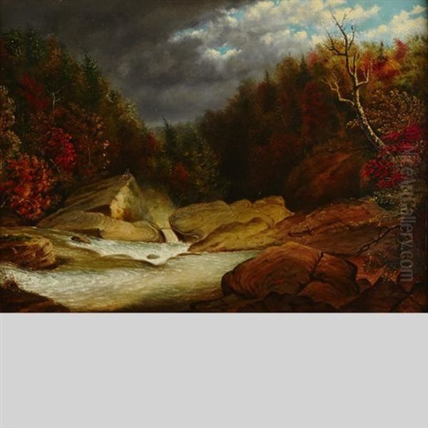 Above The St. Anne Falls, Quebec - view 1