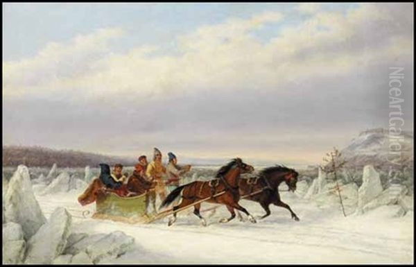 Racing Across The Ice, Quebec - view 1