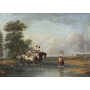 Fording A River (after Callcott) Fording A River (after Callcott)