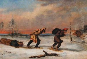 Untitled - Two Trappers On Snowshoes