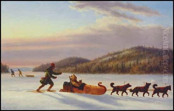 Fur Trader In Toboggan - view 1