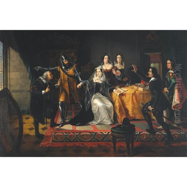 Mary, Queen Of Scots, And Entourage - view 1