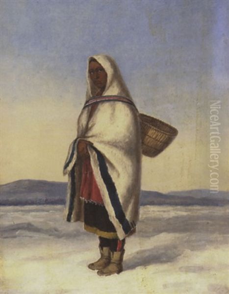 Indian Basket Seller - view 1
