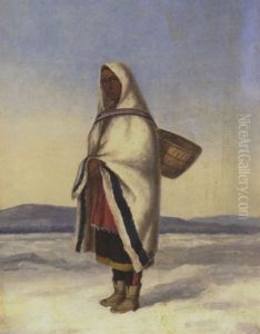 Indian Basket Seller by Cornelius David Krieghoff