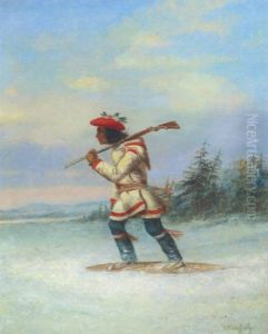 The Indian Hunter by Cornelius David Krieghoff