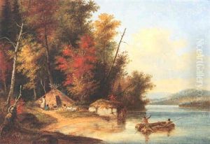 Autumn Scene In Canada