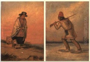 An Indian Trapper by Cornelius David Krieghoff