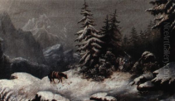 Winter Mountain Scenery - view 1