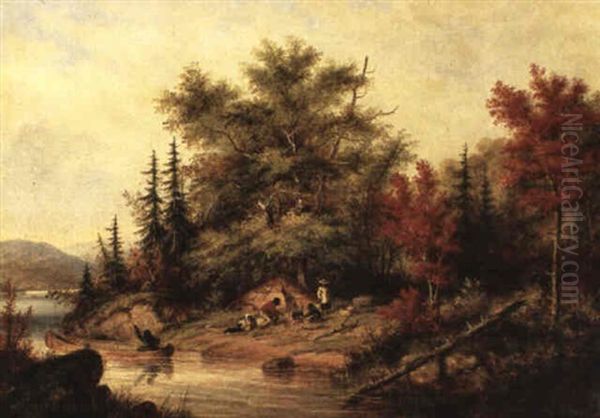Indians Camping - view 1
