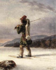Indian Hunter by Cornelius David Krieghoff
