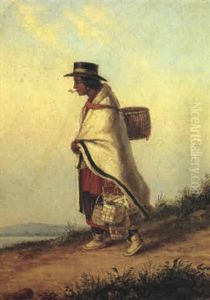 Indian Basket Seller by Cornelius David Krieghoff
