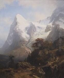 Blick Auf Die
Eiger-nordwand. by Ernst August Becker