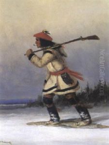 Indian Hunter by Cornelius David Krieghoff