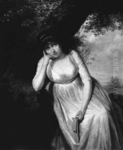 Portrait Of A Young Woman by Cornelius David Krieghoff