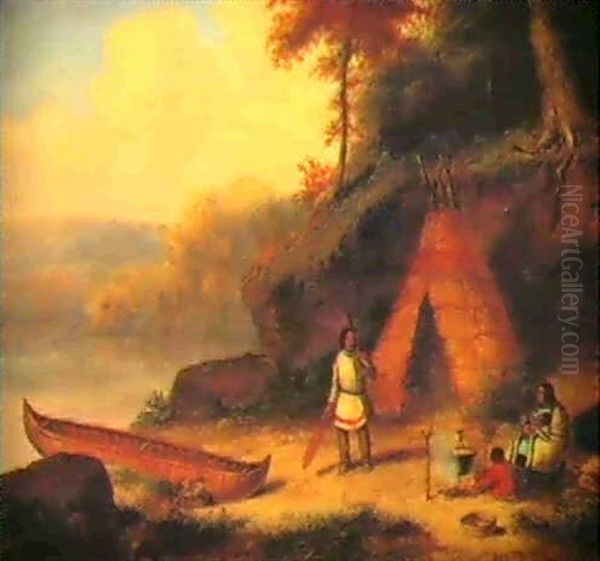 Indian Encampment - view 1