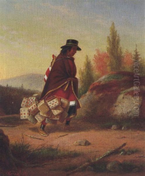 Indian Basket Seller - view 1