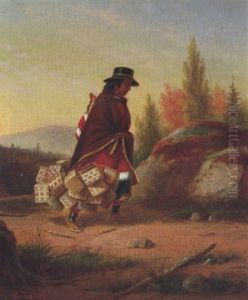 Indian Basket Seller by Cornelius David Krieghoff