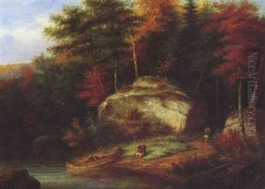 Indians At Big Rock Portage
