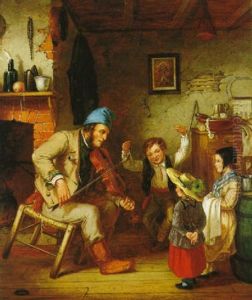 Canadian Interior by Cornelius David Krieghoff