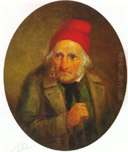 Portrait Of A Habitant Smoking His Pipe